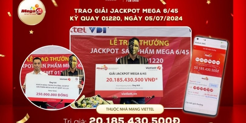 Giải thưởng, hình thức trao thưởng của xổ số Mega 6/45 có gì đặc biệt?